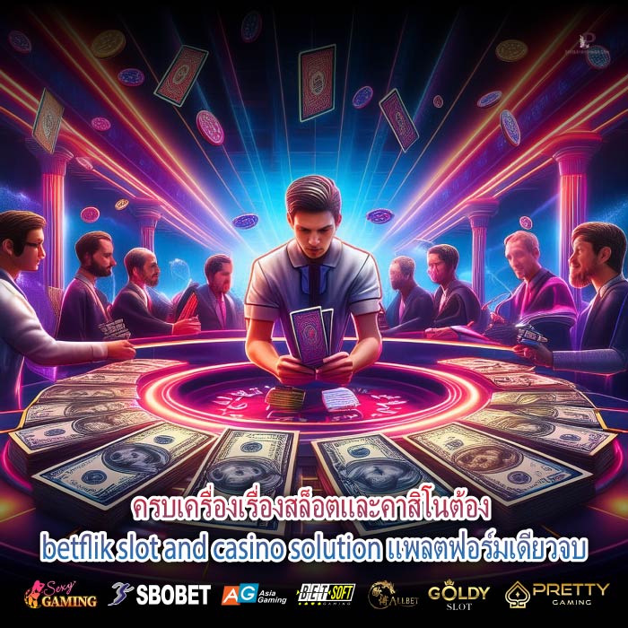 ครบเครื่องเรื่องสล็อตและคาสิโนต้อง betflik slot and casino solution แพลตฟอร์มเดียวจบ